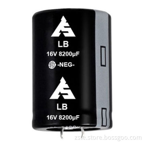 Snap-in Aluminum Electrolytic Capacitor with Large Capacitance, 16V, 8,200uf, 3,000hNew